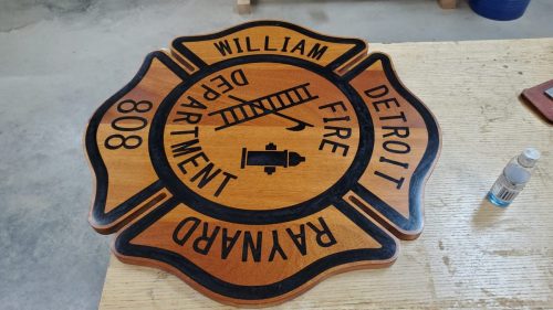 Firemans Retirement Plaque